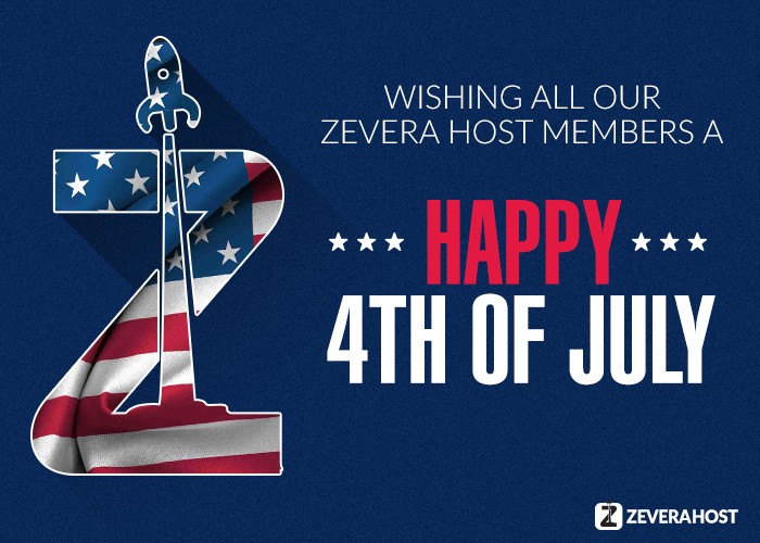 Happy 4th of July to all ZeveraHost members!